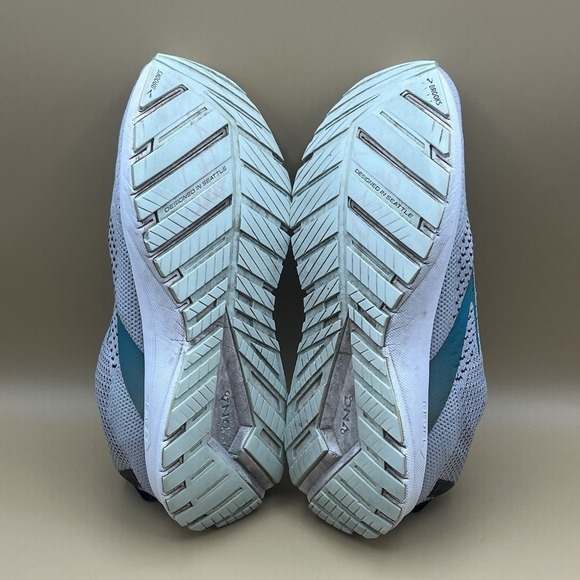 Brooks Revel 4 Grey Teal Athletic Running Shoes - Women's Size 6 USED - Picture 8 of 9